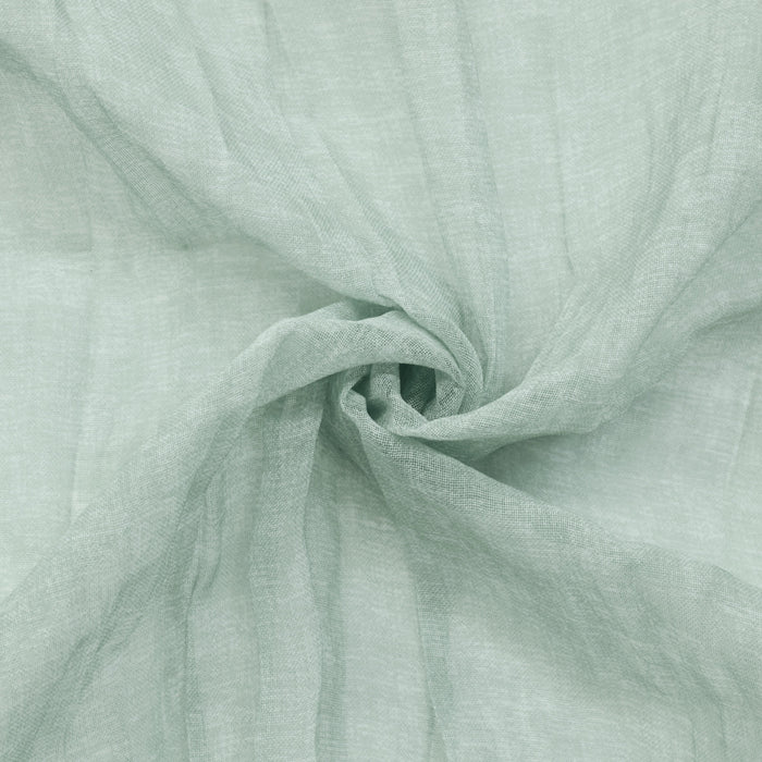 Habitat Paloma White Sheer Dual Header Curtain Panel - 52 x 108