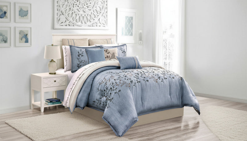 Enya 7-Piece Queen Comforter Set