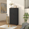 HOMCOM Modern Shoe Cabinet with 3 Flip Drawers for 12 Pairs of Shoes
