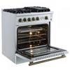Forno Giovanni 30-inch Gas Range White, 4.32 cu.ft, -FFSGS6274-30WHT | Cuisiniere a gaz Giovanni 30 pouces blanche, 4,32 pi³ – FFSGS6274-30WHT