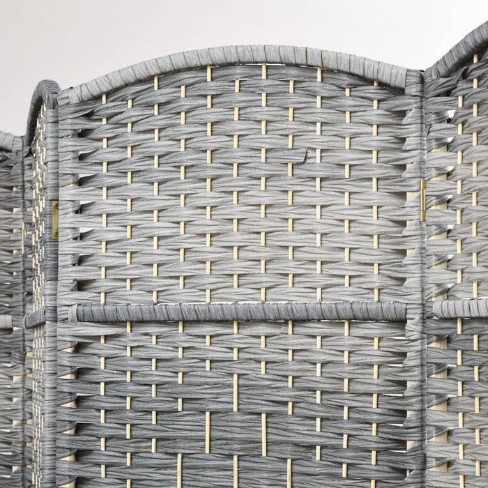 HOMCOM 6 Ft Folding Room Divider, Privacy Screen for Home Office Bedroom