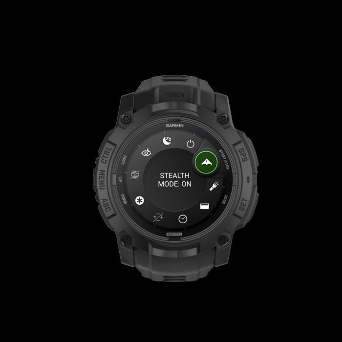 Garmin Instinct 3 AMOLED Tactical Smartwatch – 50 mm Rugged GPS, Multi-Band GNSS, Flashlight, Military-Grade, 24-Day Battery
