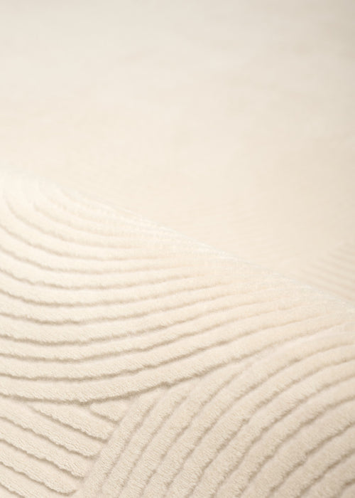 Elion Contemporary Cream Washable Rug 8'0\" x 10'0\" Indoor Area Rug