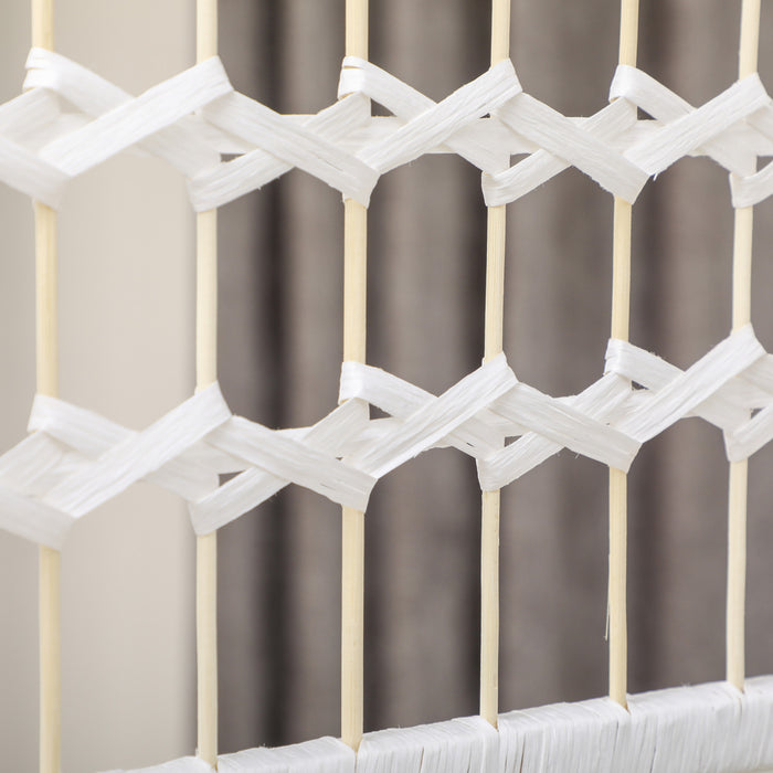 Homcom 6 Panel Folding Room Divider 5.6 Ft Privacy Screen