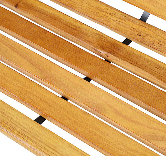 Outsunny 48\"l Garden Bench Outdoor Patio 2-person Wooden Seat Chair