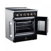 Galiano 30 Inch French Door Electric Range, 4 radiant burners, 4.32 cu.ft., Black - FFSEL6917-30BLK | Cuisiniere electrique Galiano de 30 po avec portes francaises, 4 foyers, 4,32 pi³, noir – FFSEL6917-30BLK