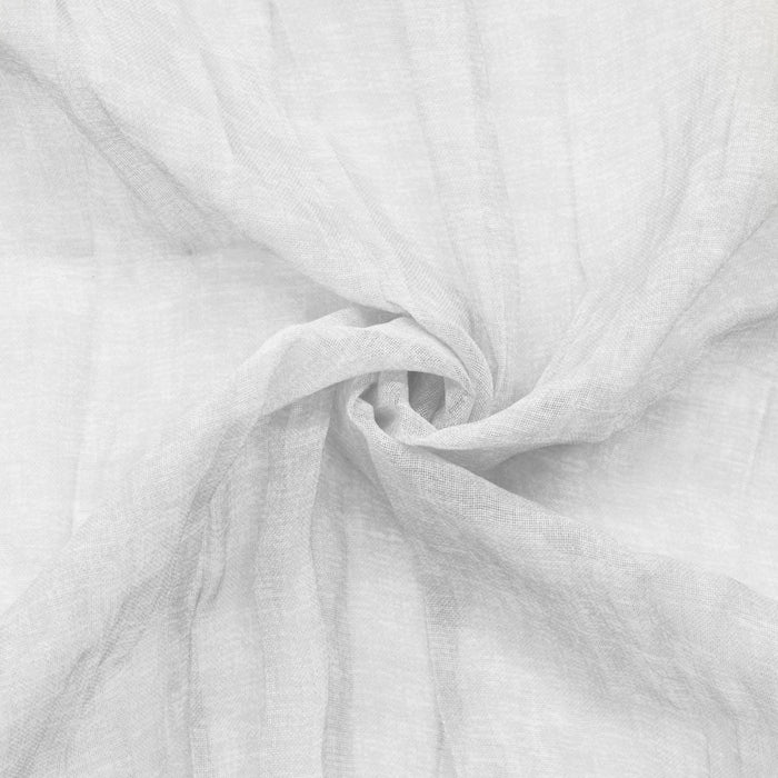 Habitat Paloma Apricot Sheer Dual Header Curtain Panel - 52 x 108