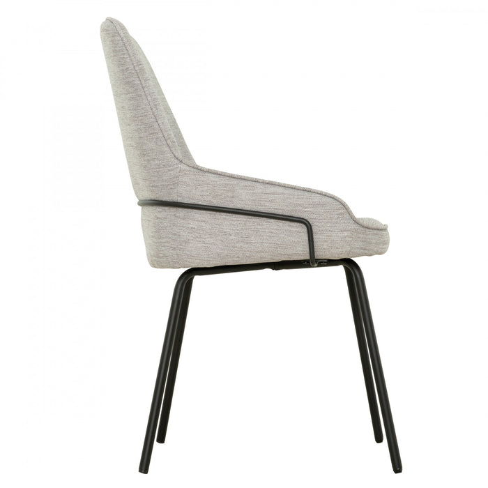 Thora Taupe Upholstered Accent Dining Chair (Set of 2)