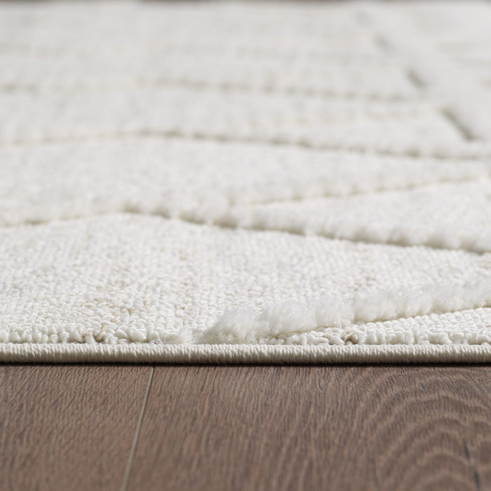 Quinto Rhombus Shag Area Rug - 2'7\" x 8'