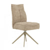 Elowen Taupe Upholstered Swivel Dining Chair (Set of 2) | Chaise de salle a manger pivotante Elowen rembourree taupe (ens. de 2)