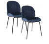 Ottolo Royal Blue Accent Dining Chair - Set of 2