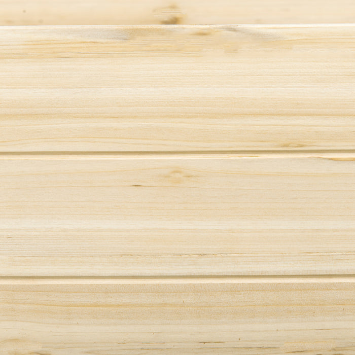 Outsunny 96\" X 24\" X 10\" Wooden Raised Garden Bed With 2 Planter Box And Non-woven Fabric Liner For Backyard, Patio To Grow Vegetables, Herbs, And Flowers