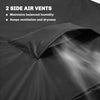 Outsunny V-Shaped Sectional Sofa Cover Waterproof Anti-UV, 85" x 85", Black