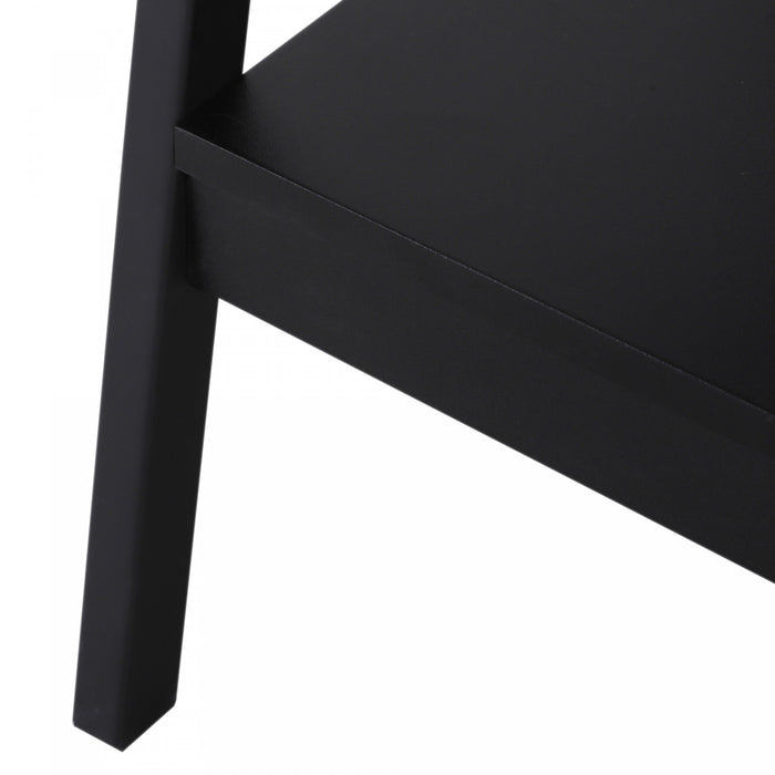 HOMCOM Set of 2, 4 Tier Ladder Shelf Bookcase, Multifunctional Display Rack