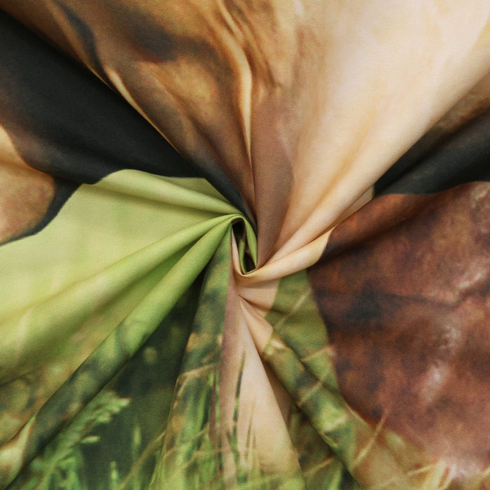 Habitat Horses Light Filtering Pole Top Curtain Panel Pair - 37 x 84