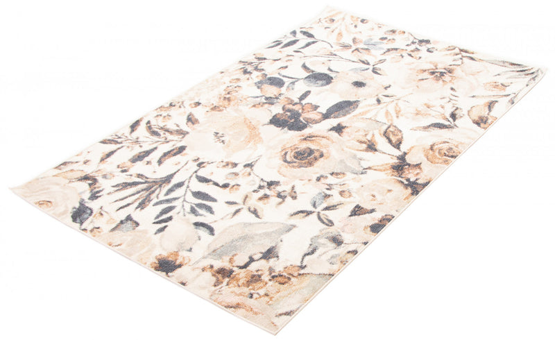 Rosette Ivory Area Rug - 5'0\" X 8'0\"  