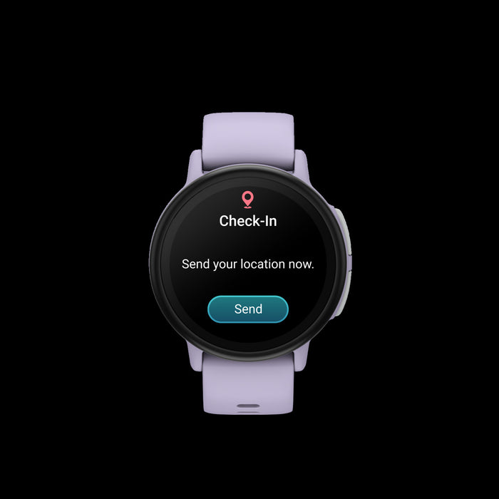 Garmin Bounce 2 Light Purple Kids Smartwatch - Safe Wearable, GPS Sports Tracking, Sleep Monitoring, Voice Commands, Fun Themes, Educational Quizzes