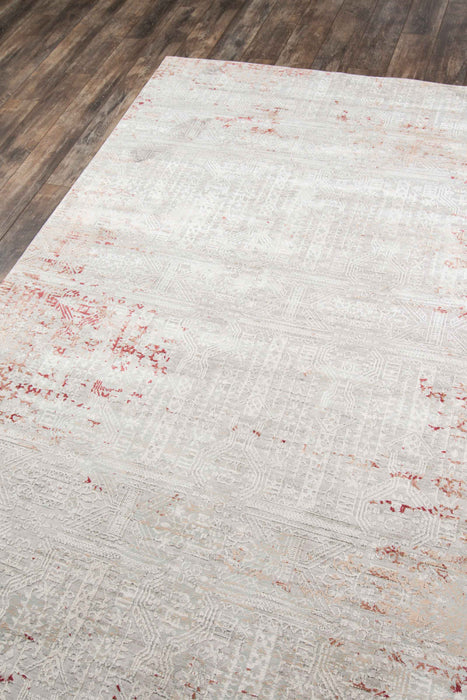 Amber Traditional 7'9\" x 9'10\" Area Rug in Red Indoor Area Rug
