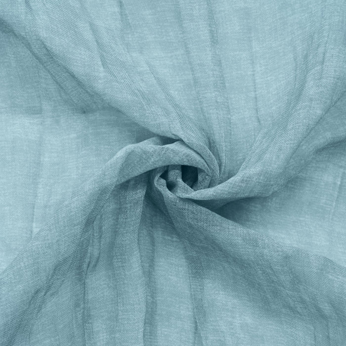 Habitat Paloma Cream Sheer Dual Header Curtain Panel - 52 x 108