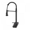 4 Function Chef Pivoting Waterfall Pull-Down Kitchen Faucet, Magnetic Docking. Black-FCWCMBKD1 Laundry Combo | Robinet de cuisine cascade a 4 fonctions, pivotant, douchette extractible, aimante. Noir-FCWCMBKD1