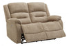 MONARCH SPECIALTIES 2-SEATER POWER RECLINING LOVE SEAT, 50" WIDE, USB PORT INCLUDED, BEIGE FABRIC RECLINER | MONARCH SPECIALTIES CAUSEUSE REMBOURRE 2 PLACES INCLINABLE ELECTRIQUE, 50"L, PORT USB INCLUS,TISSU BEIGE