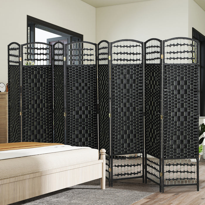 HOMCOM 5.6ft Folding Room Divider, Freestanding Privacy Screen for Bedroom