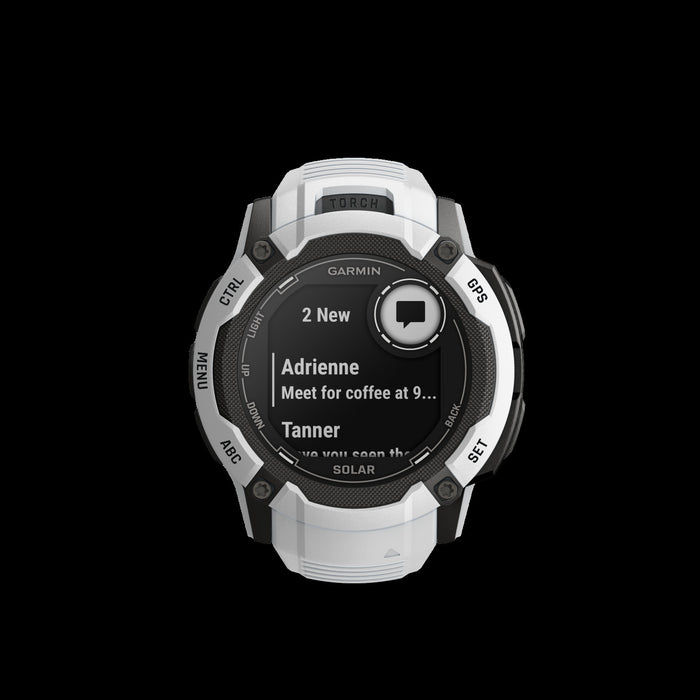 Garmin Instinct® 2x Solar Gps Smartwatch - Health & Fitness Tracking With Multi-band Gnss - Whitestone