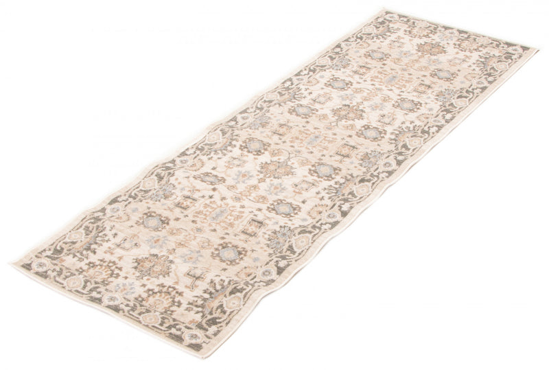 Gloria Ivory Runner Area Rug - 2'8\" X 8'2\"  