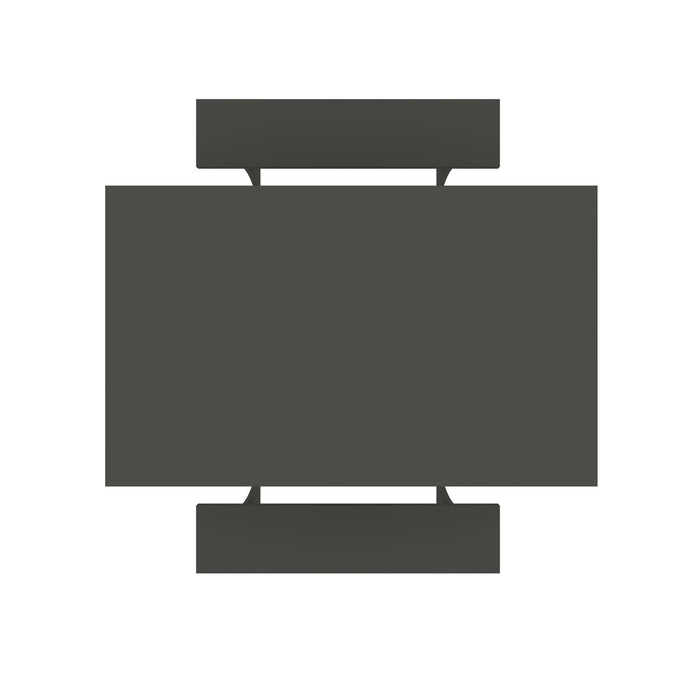 Coney Mid-Century Modern 3-Piece Dining Set in Charcoal Gray