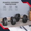 Soozier 2 x 22lbs Adjustable Dumbbell Set Pair Dumb Bell Weight Fitness