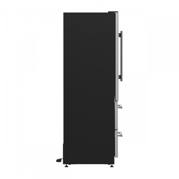 Forno Campania 32\" Wine Cooler, Stainless Steel, Dual Wine Zones,17.7 cu.ft - FWCDR6635-32S