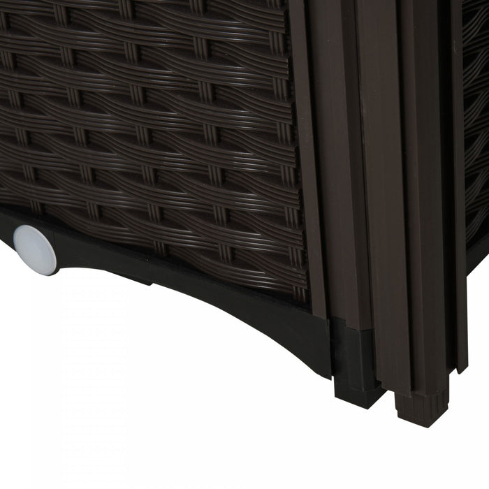 Outsunny 2-piece Raised Garden Bed Pp Raised Flower Bed Vegetable Herb Grow Box Stand