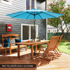 Costway 10ft Patio Umbrella Outdoor W/ 59 LBS Heavy-Duty Round Umbrella Stand
