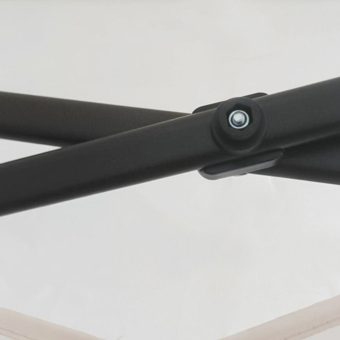 11'x11' Pop Up Canopy 2-tier Soft Top Gazebo W/ Mesh Netting, Cream White