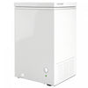 HOMCOM Mini Freezer, 3.5 Cu.Ft Compact Chest Freezer, White