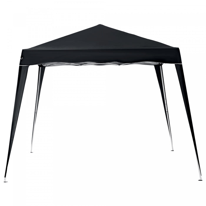 Outsunny 8' X 8' Pop Up Canopy Foldable Outdoor Canopy Tent W/ Bag, Black