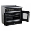 Forno Torino French Door 36 Inch Black Induction Range, 5.36 cu.ft. - FFSIN0950-36BLK Electric Range | Cuisiniere a induction Torino de 36 po avec portes francaises, noire, 5,36 pi³ - FFSIN0950-36BLK