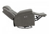 MONARCH SPECIALTIES POWER RECLINING CHAIR, 39" WIDE, GLIDER, SWIVEL, USB PORTS INCLUDED, LIGHT GREY FABRIC Recliner | MONARCH SPECIALTIES FAUTEUIL INCLINABLE ELECTRIQUE, 39"L, PLANEUR, À GLISSEMENT, PORT USB INCLUS, TISSU GRIS CLAIR