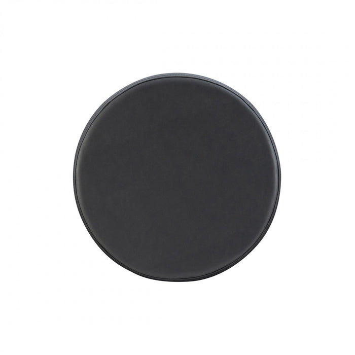 Maya Faux Leather Counter-Height Stool - Black