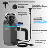 BrightDIAMOND 1HP Quietest Waste Disposer, LED Cabinet Light, Corded & Air Switch, Black Onxy - WDD100TA1BO Food Disposer | BrightDIAMOND 1HP Broyeur ultra-silencieux, DEL sous armoire, cordon/interrupteur, Noir-WDD100TA1BO