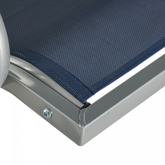 Outsunny 3 Person Patio Swing Bench Seats With Adjustable Canopy