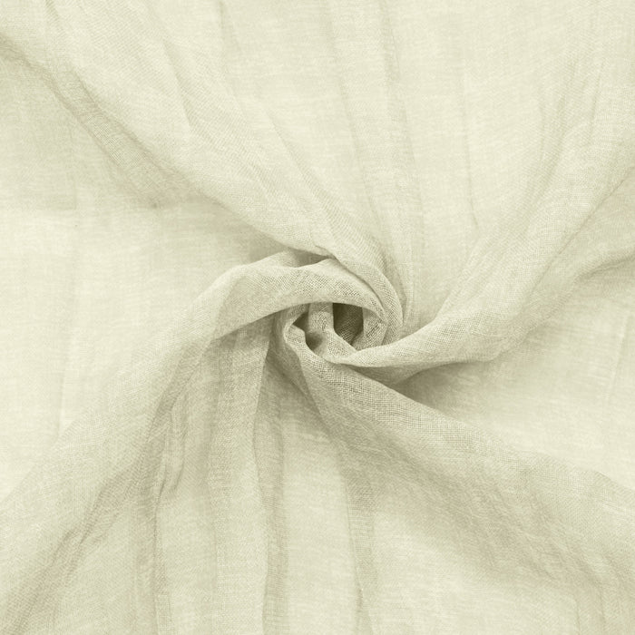 Habitat Paloma Grey Sheer Dual Header Curtain Panel - 52 x 95