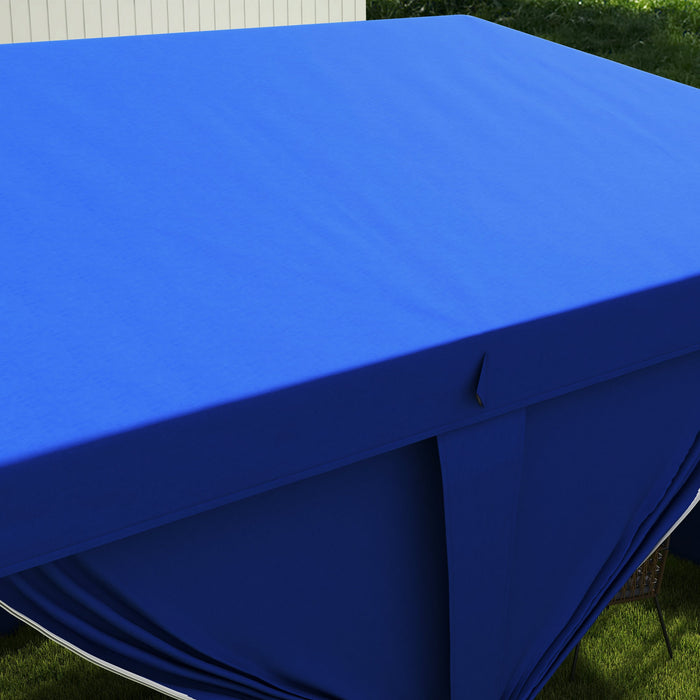 Outsunny 10'x20' Pop Up Tent Outdoor Easy Folding Gazebo Party Tent Blue