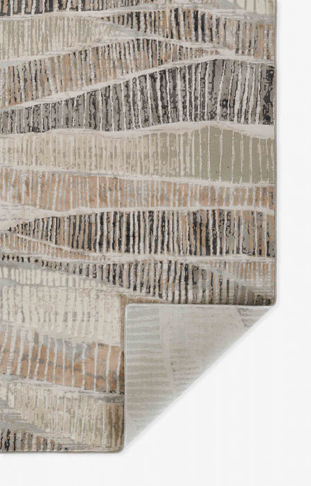 Briar Contemporary 7'9\" x 9'10\" Area Rug in Grey Indoor Area Rug