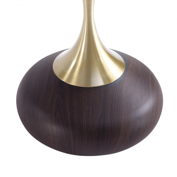 Patchin Modern End Table in Brown and Gold - Set of 2