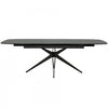 Trevin 70-94 in. Extendable Dining Table with Metal Legs (Seats 6-8) | Table de salle a manger extensible Trevin de 70 a 94 po avec pieds en metal (6 a 8 places)