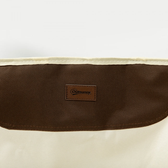 Outsunny Lightweight Camping Chair for Adults with Carry Bag Side Pocket