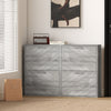 HOMCOM Slim Shoe Cabinet with 4 Flip Drawers for 12-20 Pair of Shoes
