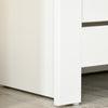 HOMCOM Narrow Shoe Cabinet for Entryway w/ 2 Flip Drawers Adjustable Shelf