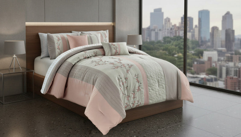 Celina 7-Piece Queen Comforter Set 